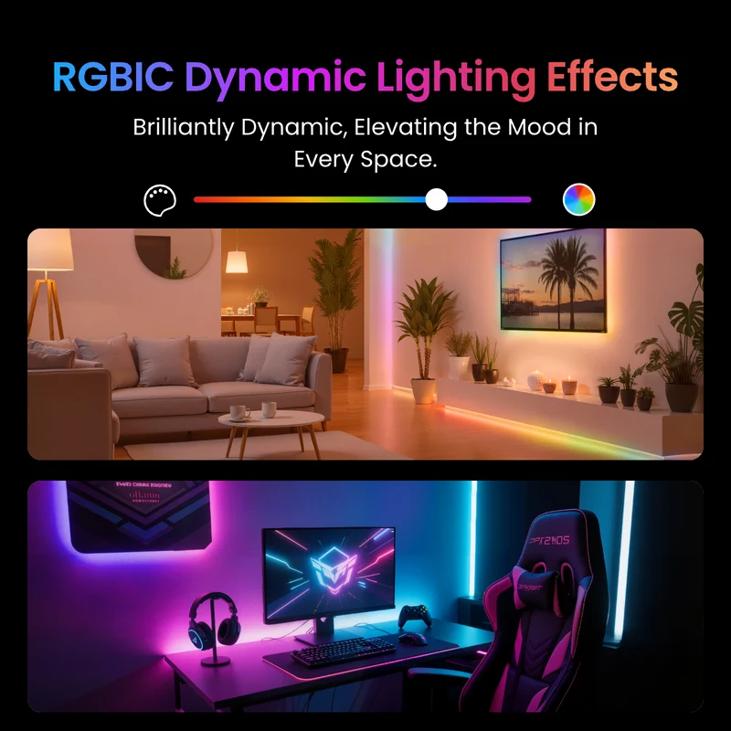 SwitchBot RGBICWW Strip Light