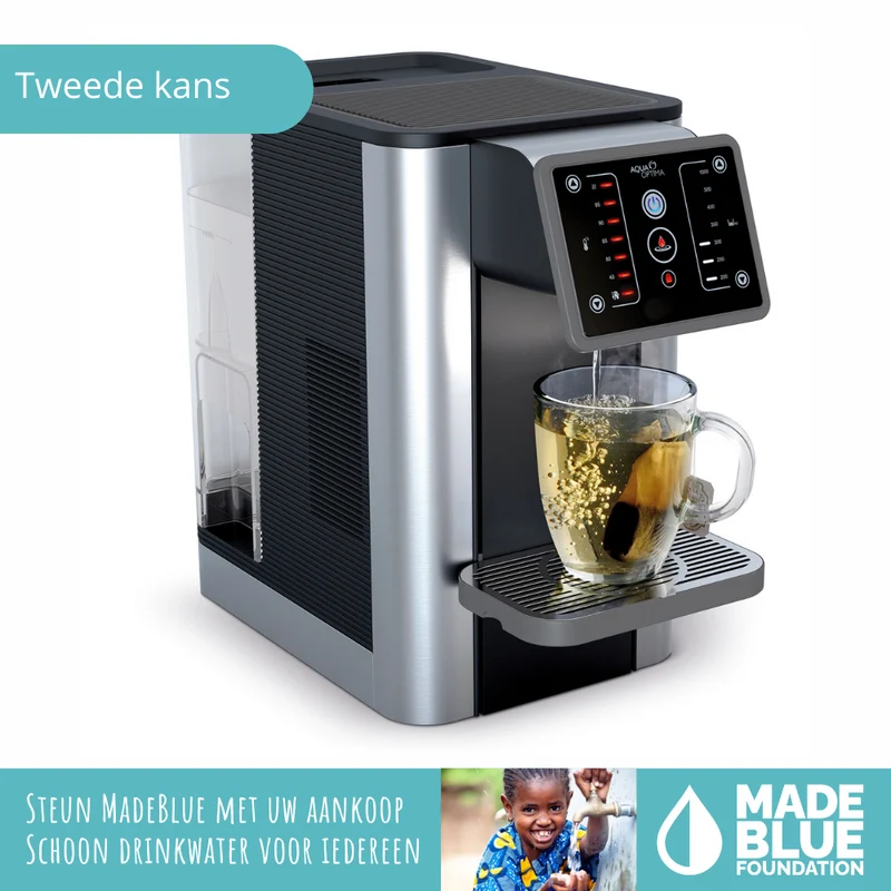 SECOND CHANCE Aqua Optima Aurora HOT ONLY: hot water dispenser with dosing system | filter removes impurities and microplastics and improves the taste | hot water tap