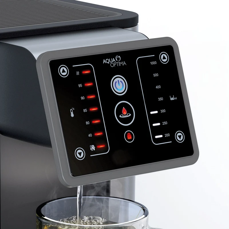 SECOND CHANCE Aqua Optima Aurora HOT ONLY: hot water dispenser with dosing system | filter removes impurities and microplastics and improves the taste | hot water tap