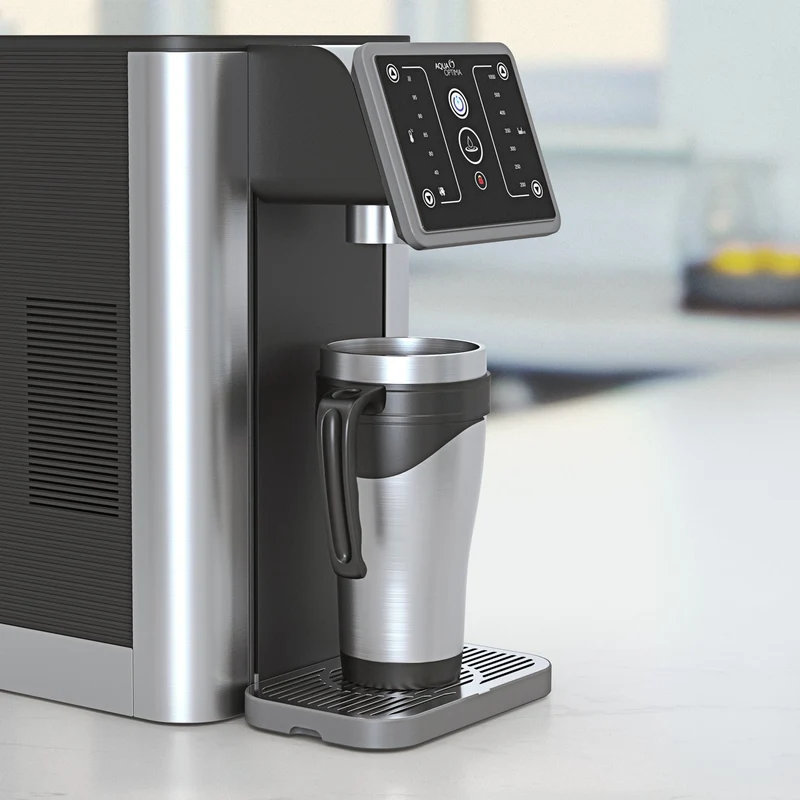 SECOND CHANCE Aqua Optima Aurora HOT ONLY: hot water dispenser with dosing system | filter removes impurities and microplastics and improves the taste | hot water tap