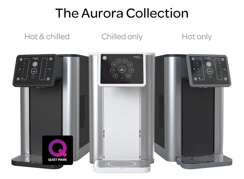 SECOND CHANCE Aqua Optima Aurora HOT ONLY: hot water dispenser with dosing system | filter removes impurities and microplastics and improves the taste | hot water tap