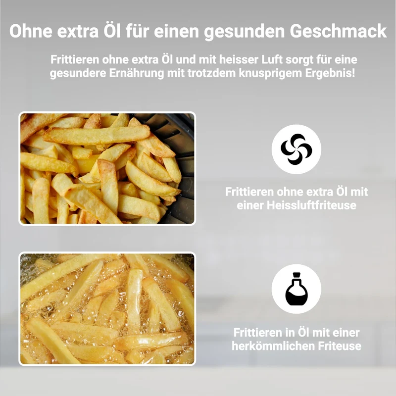 Heißluftfritteuse XL 5.5L