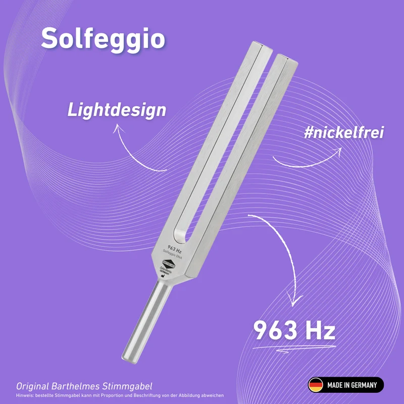 Stimmgabel Solfeggio Lightdesign 963 HZ | Art.-Nr. 0036