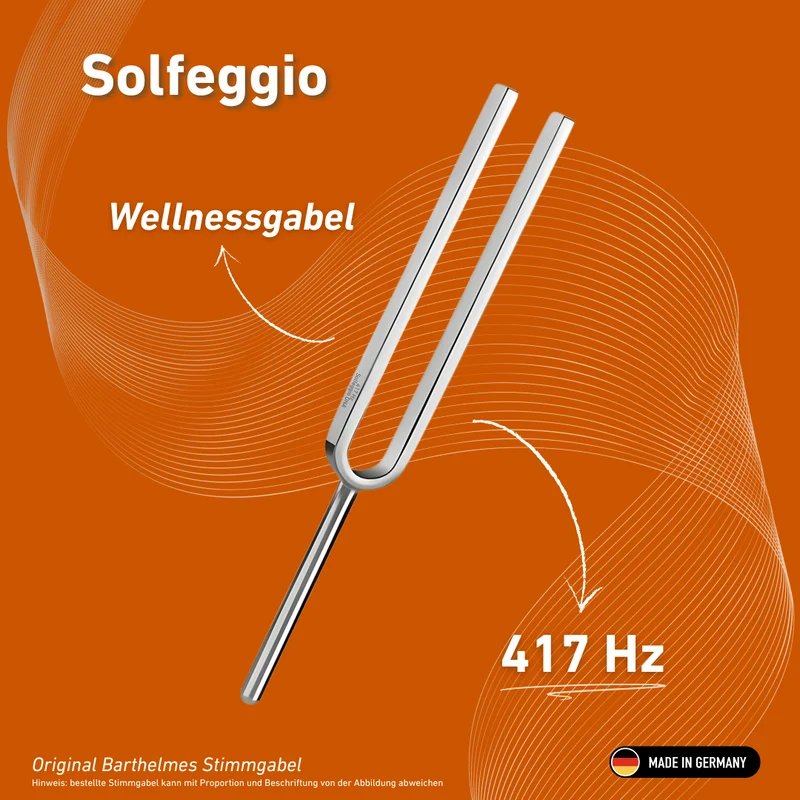 Stimmgabel Solfeggio Wellness 417 HZ | Art.-Nr. 220176