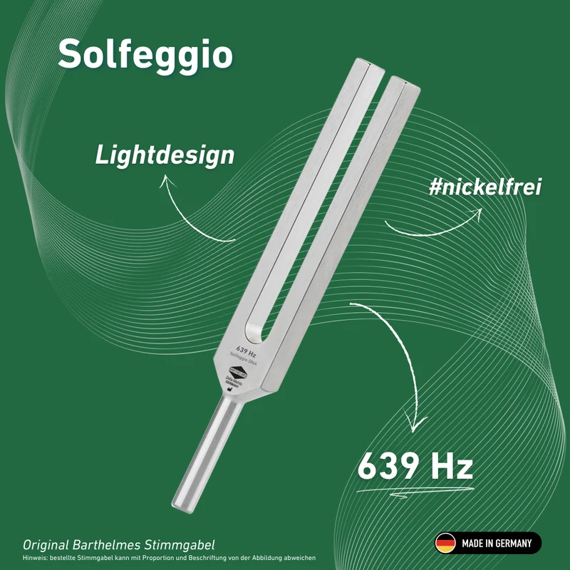 Stimmgabel Solfeggio Lightdesign 639 HZ | Art.-Nr. 230048