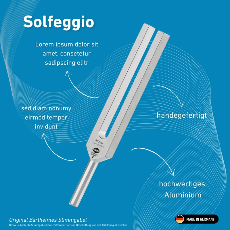 Stimmgabel Solfeggio Lightdesign 852 HZ | Art.-Nr. 230049