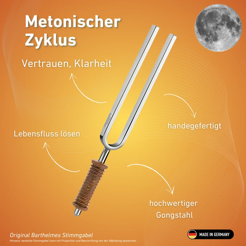 Metonischer Zyklus Wellness mit Korkgriff 229,22 Hz | Art.-Nr. 220062