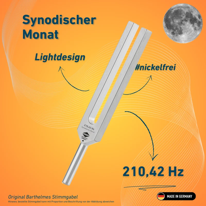 Stimmgabel Synodischer Monat Lightdesign 210,42 HZ | Art.-Nr. 230031