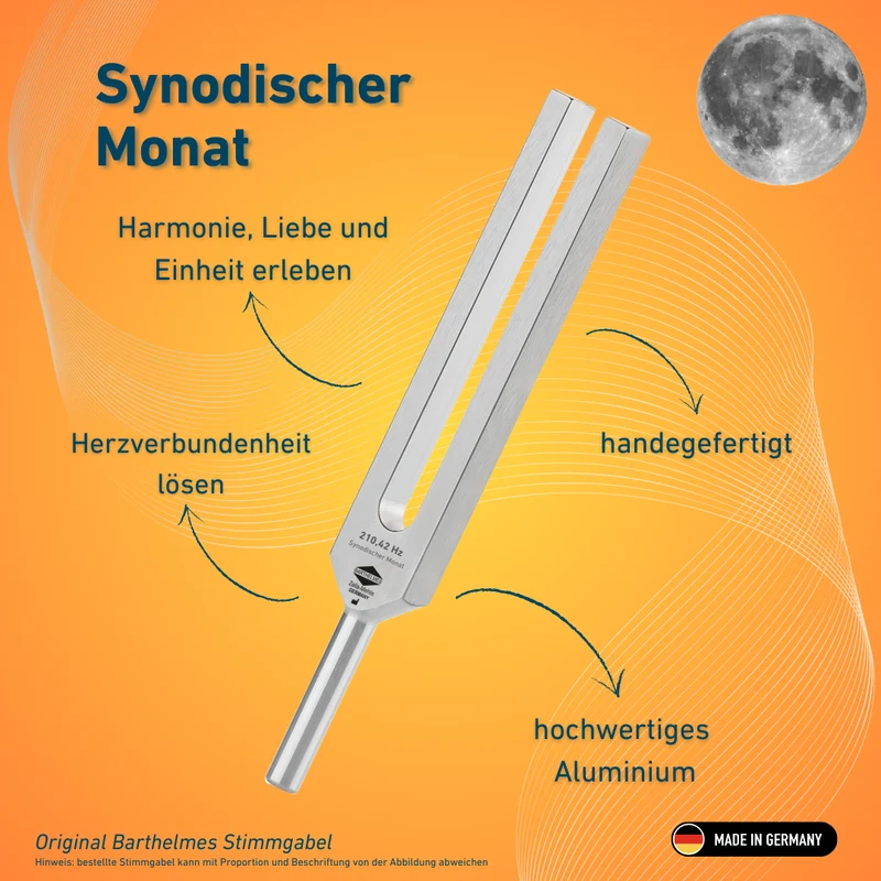 Stimmgabel Synodischer Monat Lightdesign 210,42 HZ | Art.-Nr. 230031