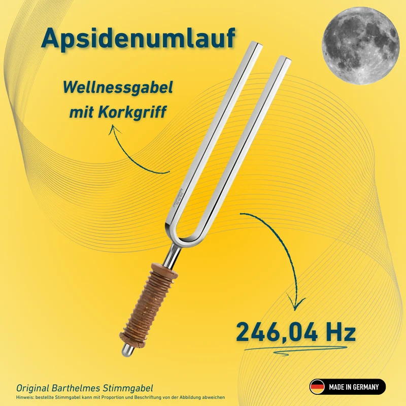 Apsidenumlauf Wellness mit Korkgriff 246,04 Hz | Art.-Nr. 220068