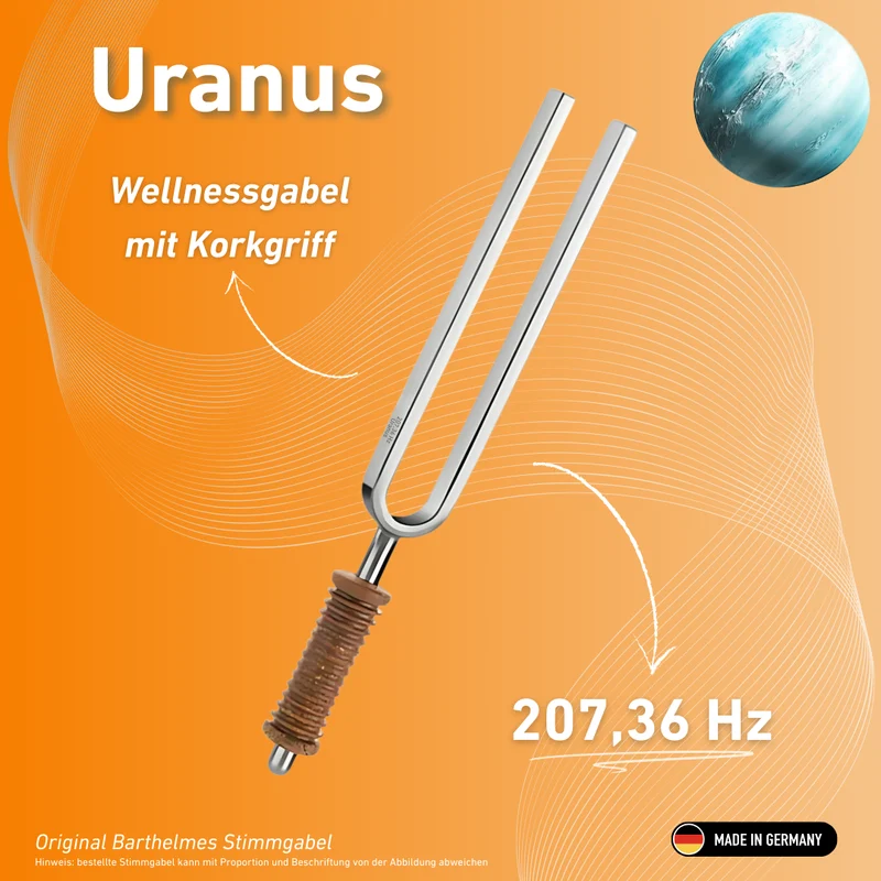 Uranus Wellness mit Korkgriff 207,36 HZ | Art.-Nr. 220051