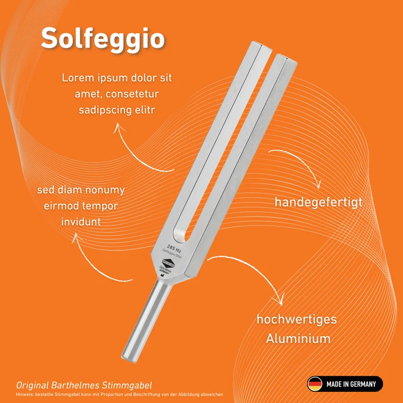Stimmgabel Solfeggio Lightdesign 285 Hz | Art.-Nr. 230045