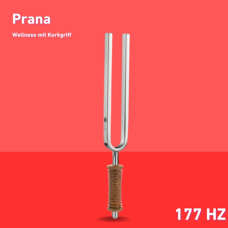 Stimmgabel Prana Wellness mit Korkgriff 172,86 Hz | Art.-Nr. 220039