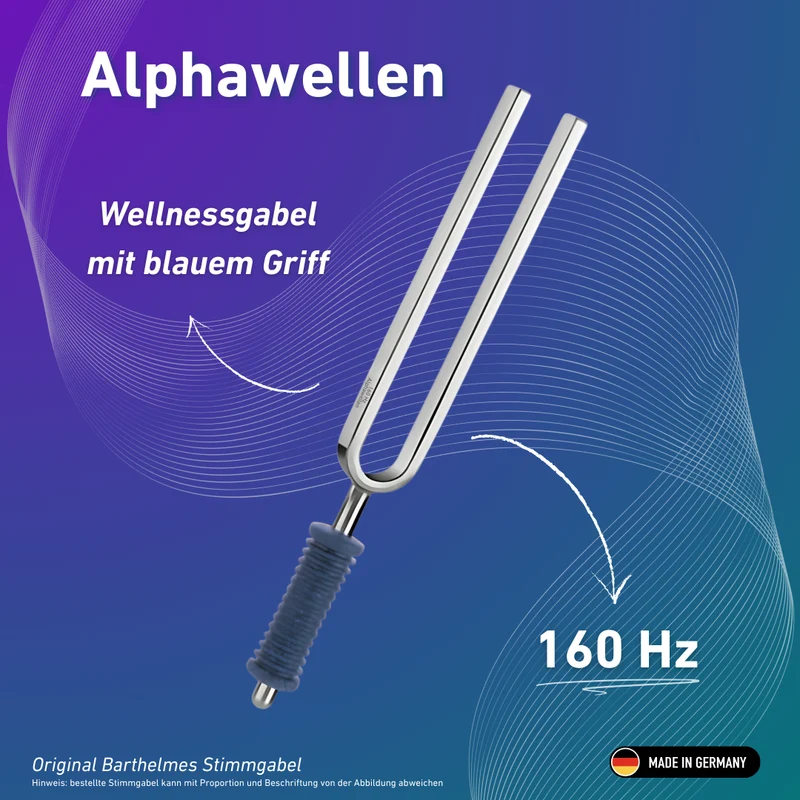 Original Barthelmes Alphawellen Wellness mit blauem Griff 160 HZ | Art.-Nr. 220126