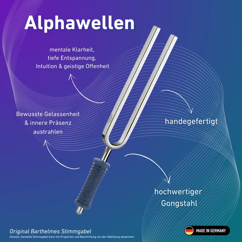 Original Barthelmes Alphawellen Wellness mit blauem Griff 160 HZ | Art.-Nr. 220126