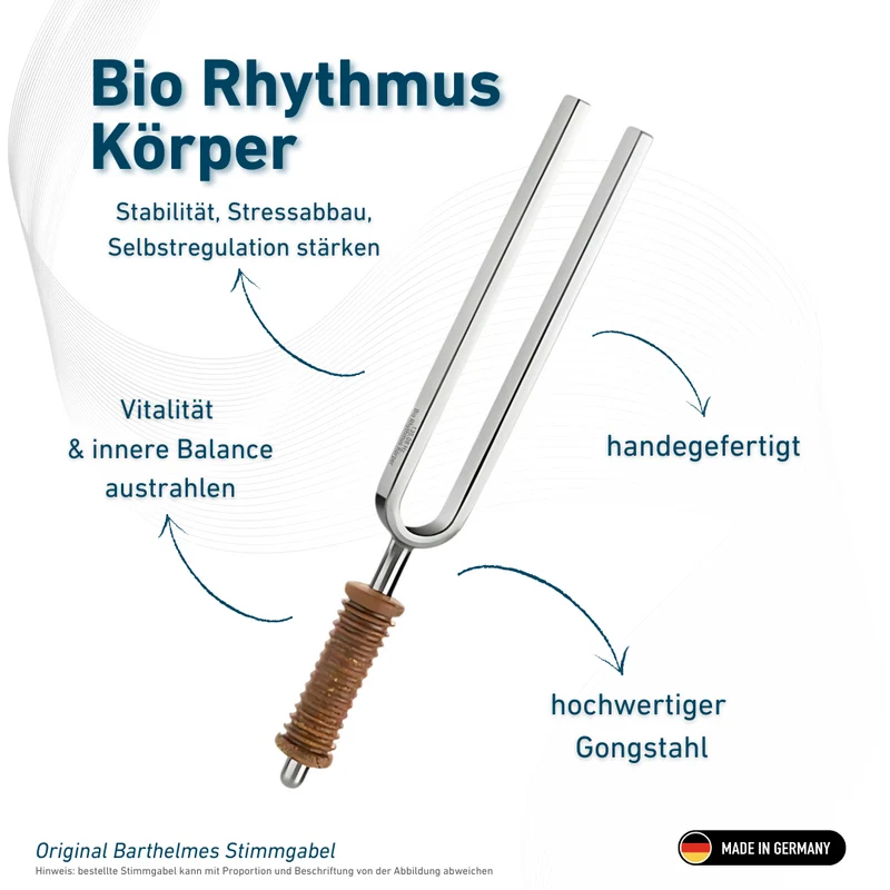 Bio Rhythmus Körper Wellness mit Korkgriff 135,08 HZ | Art.-Nr. 220013