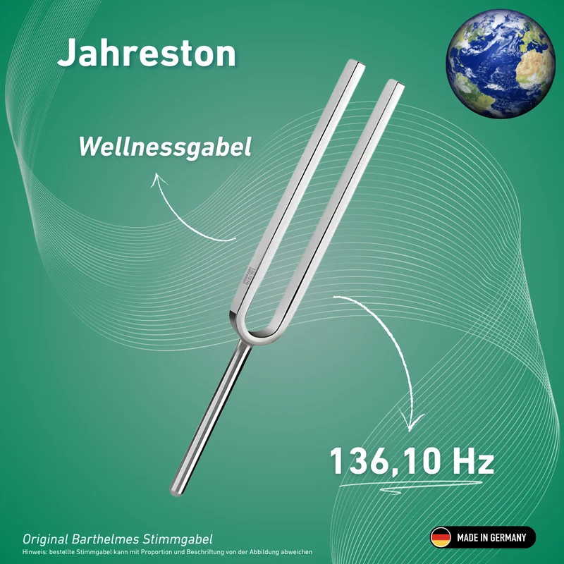 Stimmgabel Jahreston OM Wellness 136,10 Hz | Art.-Nr. 220014
