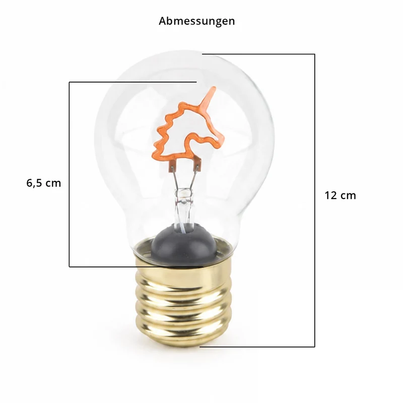 LIVMORE LED-Dekoleuchte in Glühbirnenform mit Kussmundmotiv, USB-C-aufladbar, 6,5x12cm, Rot