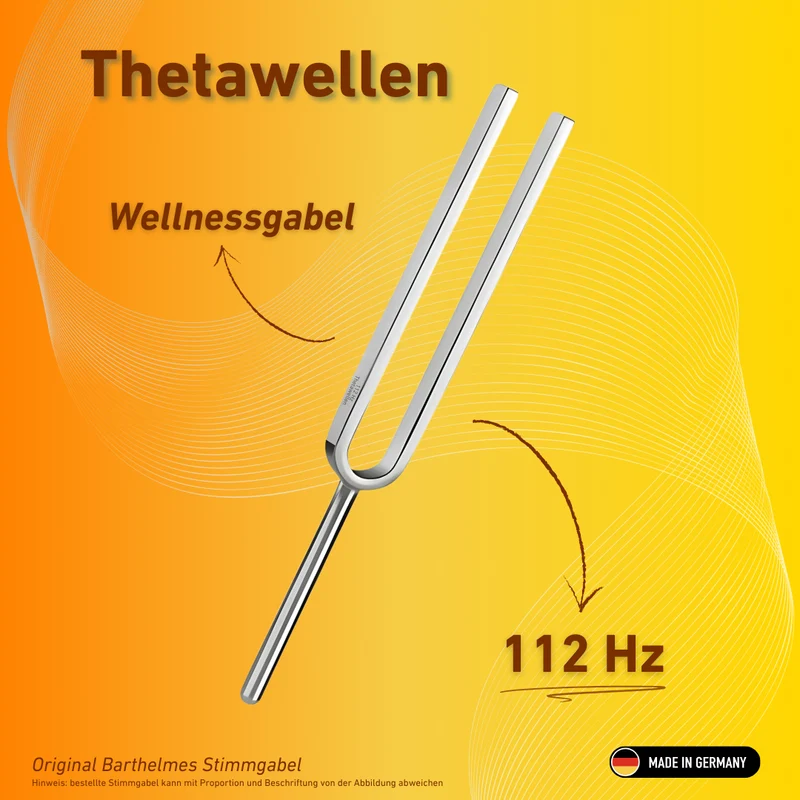 Stimmgabel Thetawellen Wellness 112 HZ | Art.-Nr. 220004
