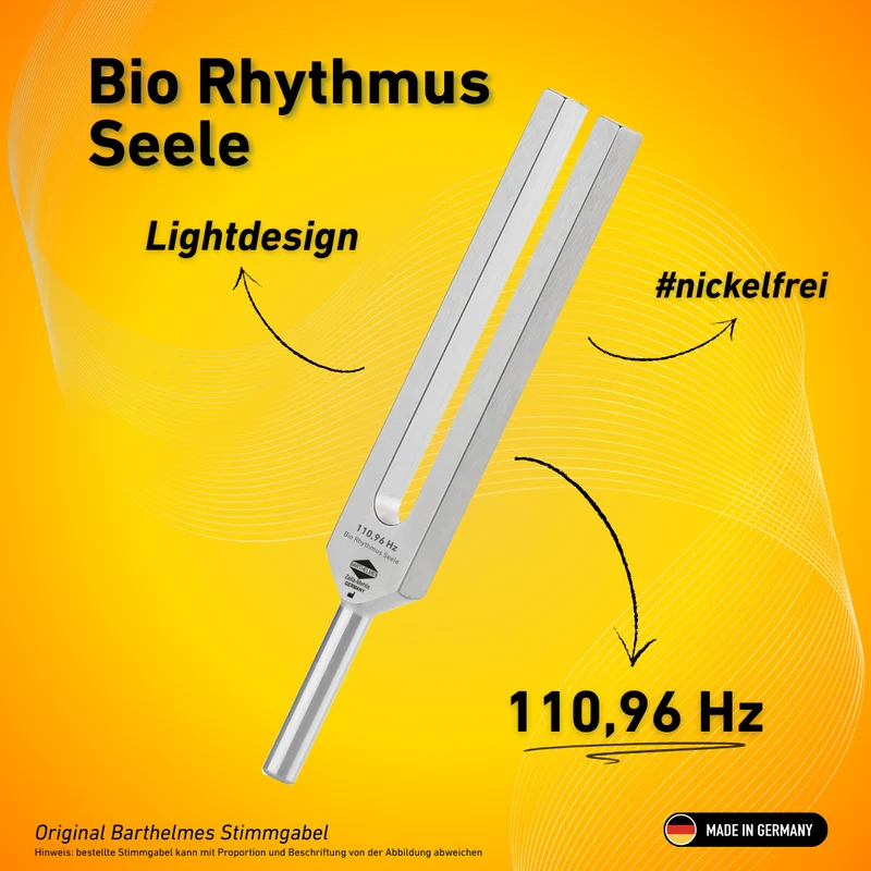 Stimmgabel Bio Rhythmus Seele Lightdesign 110,96 HZ | Art.-Nr. 230005