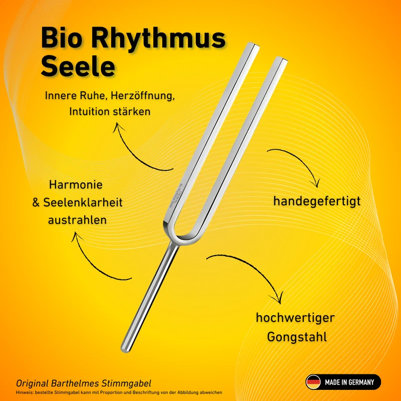 Stimmgabel Bio Rhythmus Seele Wellness 110,96 HZ | Art.-Nr. 220001