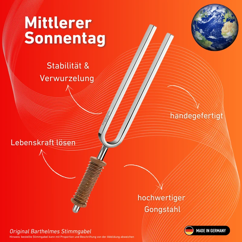 Mittlerer Sonnentag Wellness mit Korkgriff 194,18 HZ | Art.-Nr. 220047