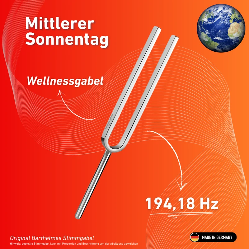 Mittlerer Sonnentag Wellness 194,18 Hz | Art.-Nr. 220046