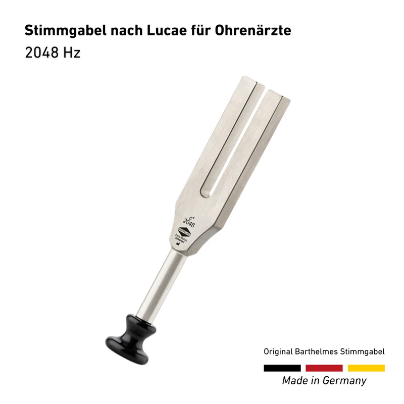 2048Hz Stimmgabel für Ohrenärzte nach Lucae | Art.-Nr. 110029