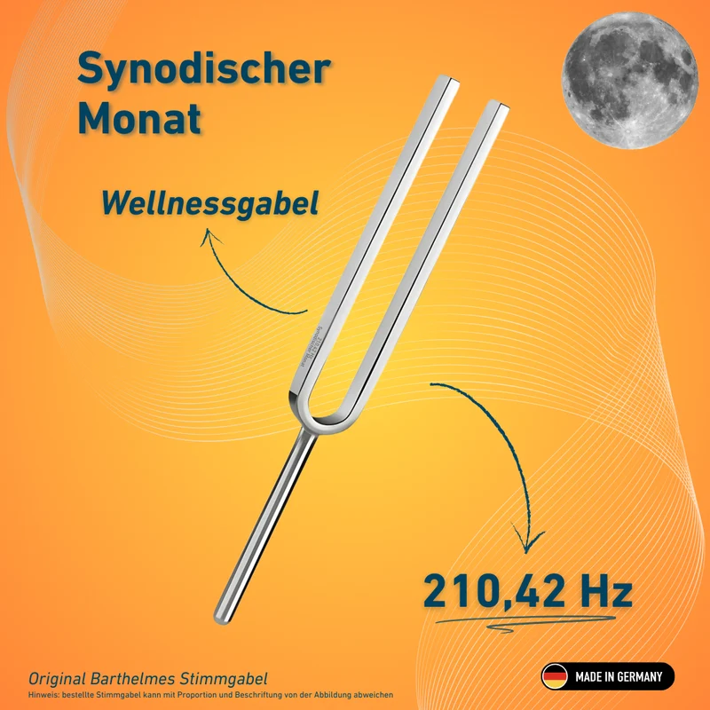 Stimmgabel Synodischer Monat Wellness 210,42 HZ | Art.-Nr. 220052