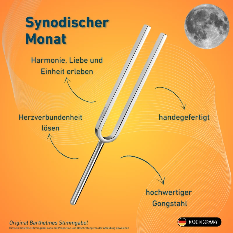 Stimmgabel Synodischer Monat Wellness 210,42 HZ | Art.-Nr. 220052
