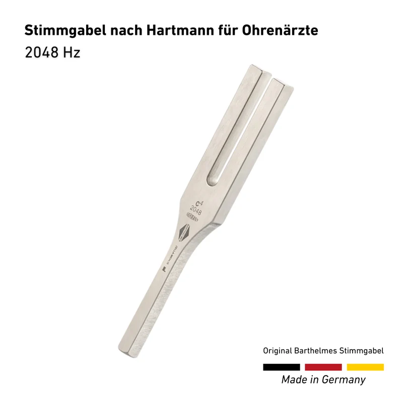 2048 HZ Stimmgabel nach Hartmann für Ohrenärzte | Art.-Nr. 110022