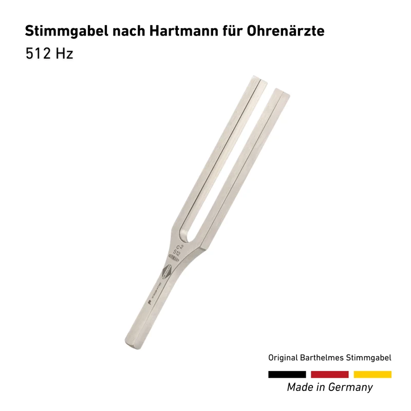 512 HZ Stimmgabel nach Hartmann für Ohrenärzte | Art.-Nr. 110020