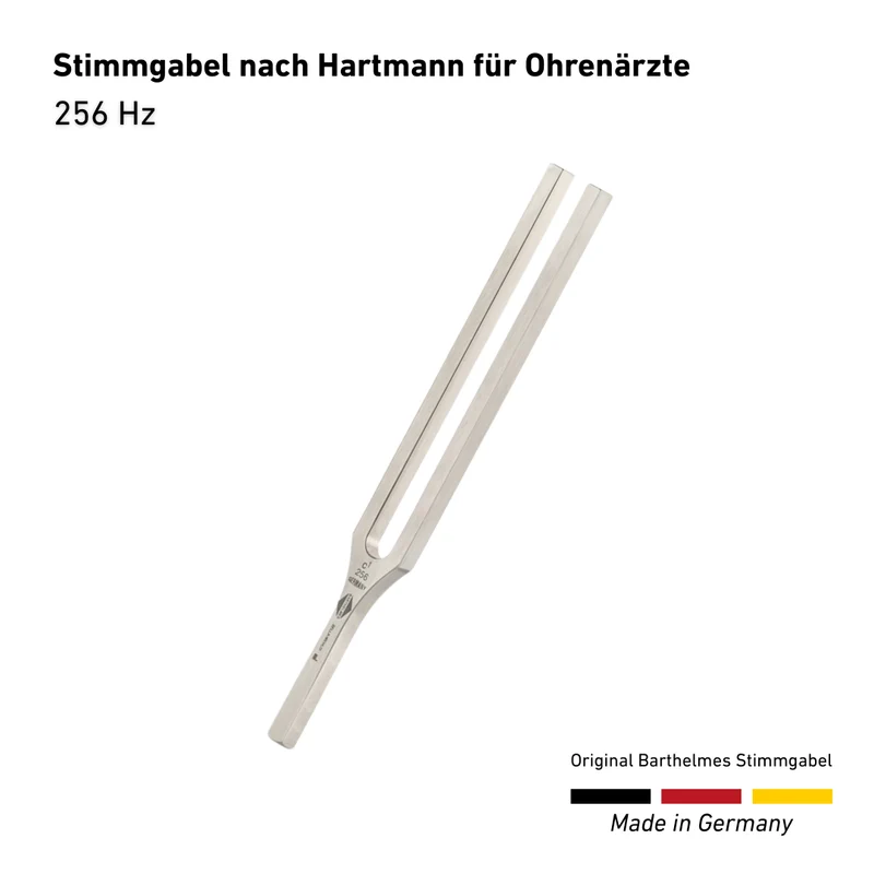 256 HZ Stimmgabel nach Hartmann für Ohrenärzte | Art.-Nr. 110019