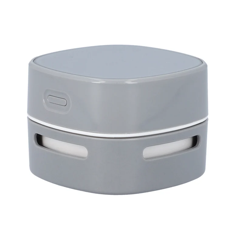 Mini-Tischstaubsauger, grau