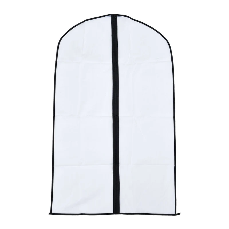 5er Set staubdichter Kleidersack mit Reißverschluss, 5 Stück:60x120cm, schwarz