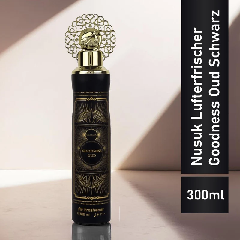 Nusuk Dubai Air freshner Goodness oud black, 300 ml