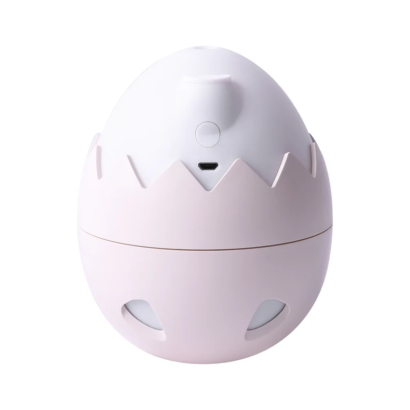 Eierschale Design Luftbefeuchter mit Nachtlicht und dual Spray Modus, Elfenbein