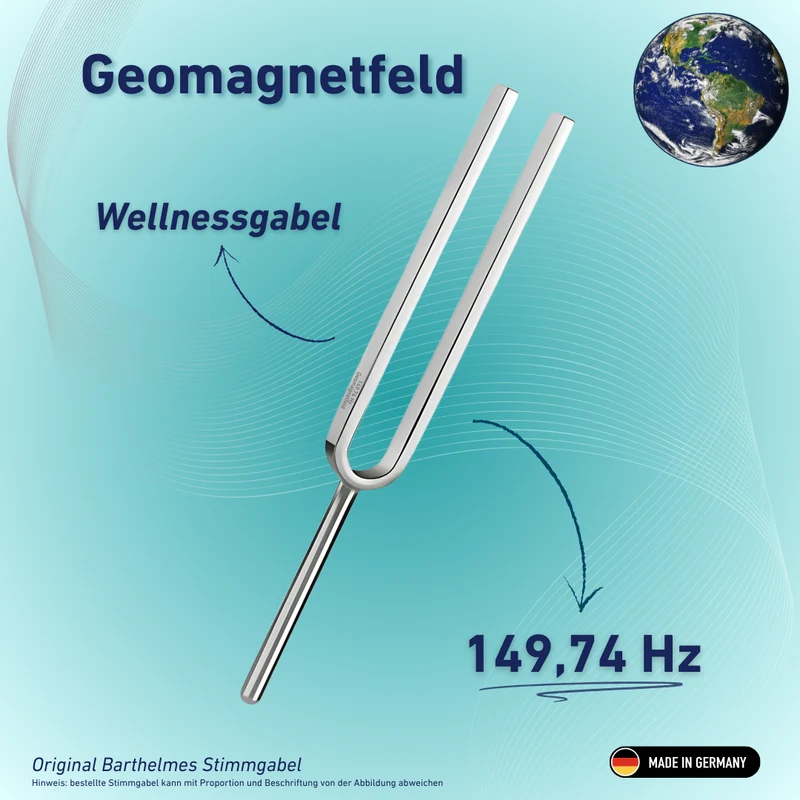 Stimmgabel Geomagnetfeld Wellness 149,74 Hz | Art.-Nr. 220024