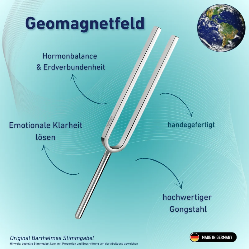 Stimmgabel Geomagnetfeld Wellness 149,74 Hz | Art.-Nr. 220024