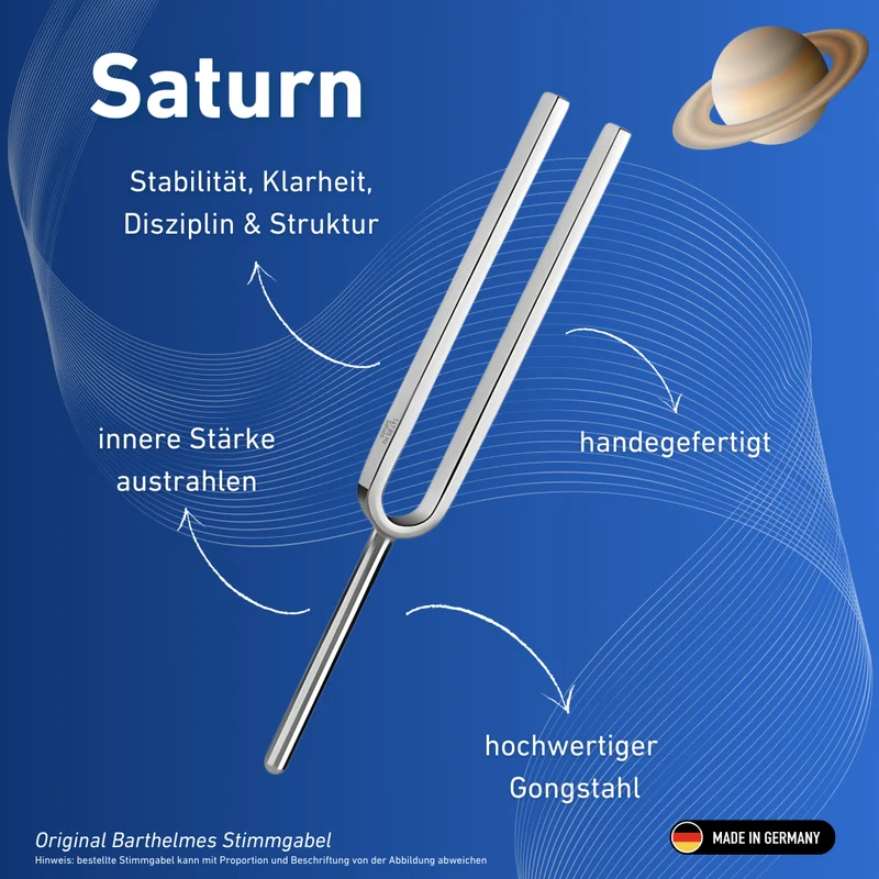 Stimmgabel Saturn Wellness 147,85 Hz | Art.-Nr. 220022