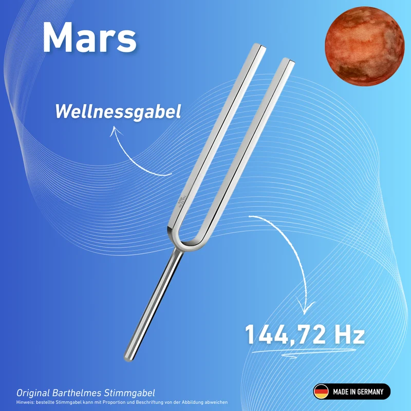 Stimmgabel Typ Wellness Mars 144,72 Hz | Art.-Nr. 220020