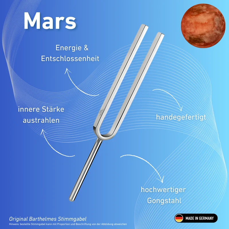 Stimmgabel Typ Wellness Mars 144,72 Hz | Art.-Nr. 220020