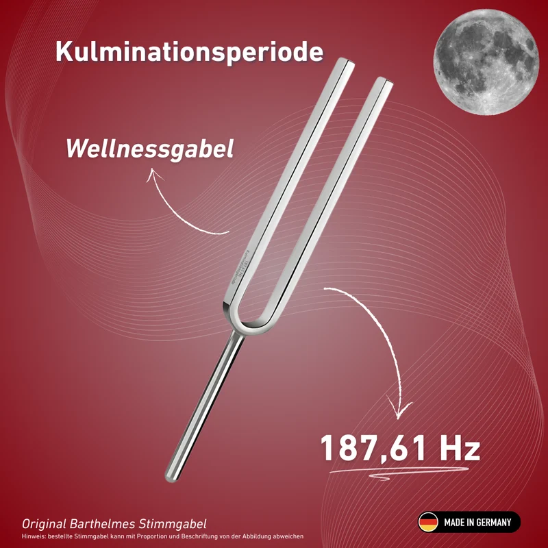 Stimmgabel Kulminationsperiode Wellness 187,61 Hz | Art.-Nr. 220042