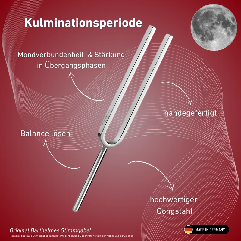 Stimmgabel Kulminationsperiode Wellness 187,61 Hz | Art.-Nr. 220042