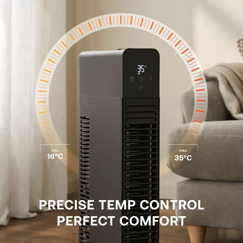 Dimplex ThermaFlex 2-in-1 Baseboard and Tower Fan Heater 2200 Watts