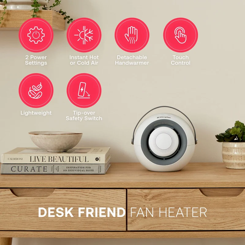 Dimplex Desk Friend PTC Ceramic Fan Heater 400 Watts