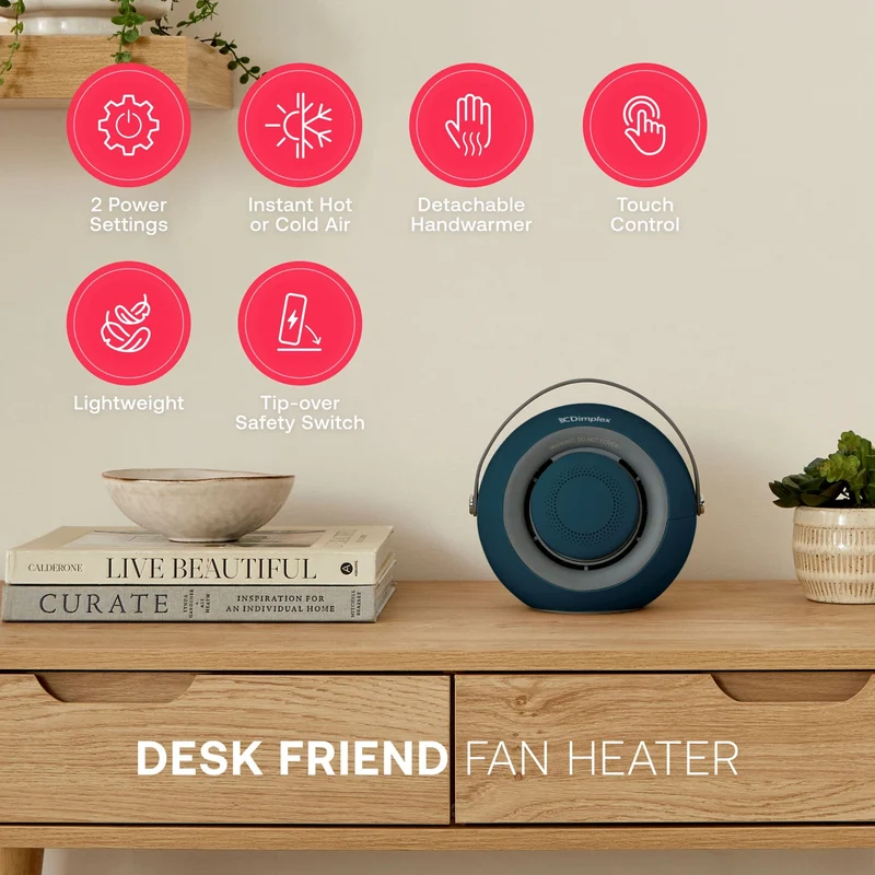 Dimplex Desk Friend PTC Ceramic Fan Heater 400 Watts