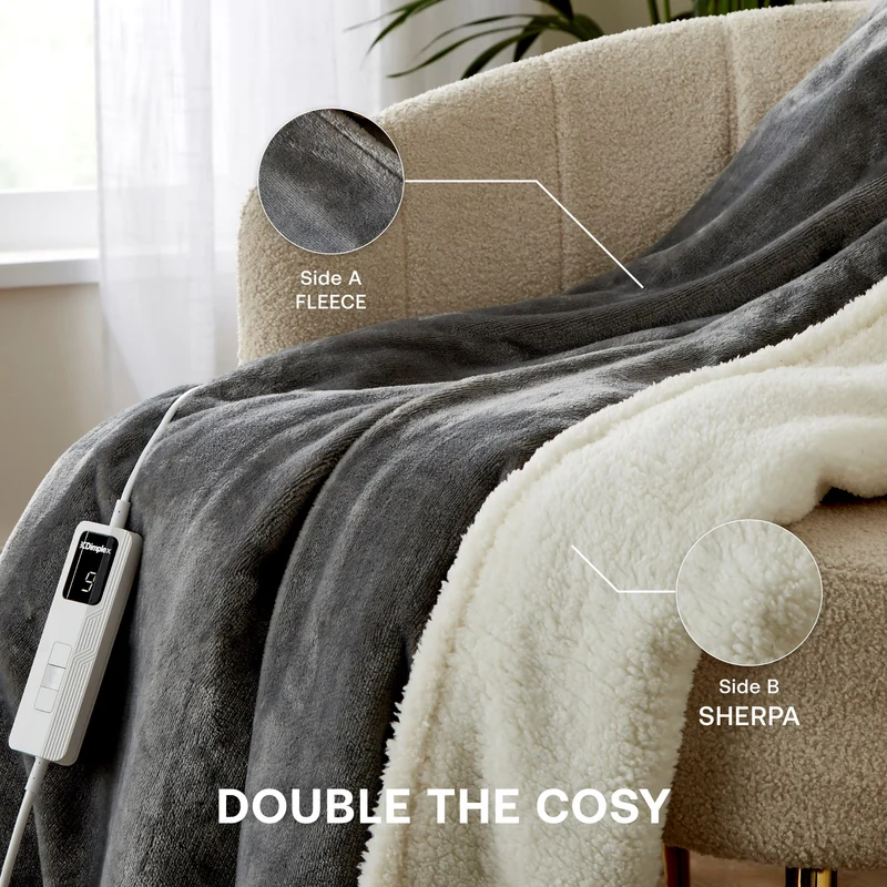 Dimplex Super Cosy Sherpa Heated Throw