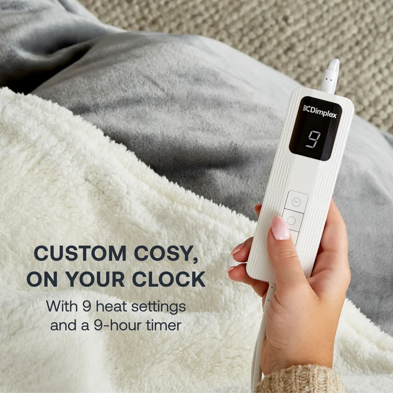 Dimplex Super Cosy Sherpa Heated Throw