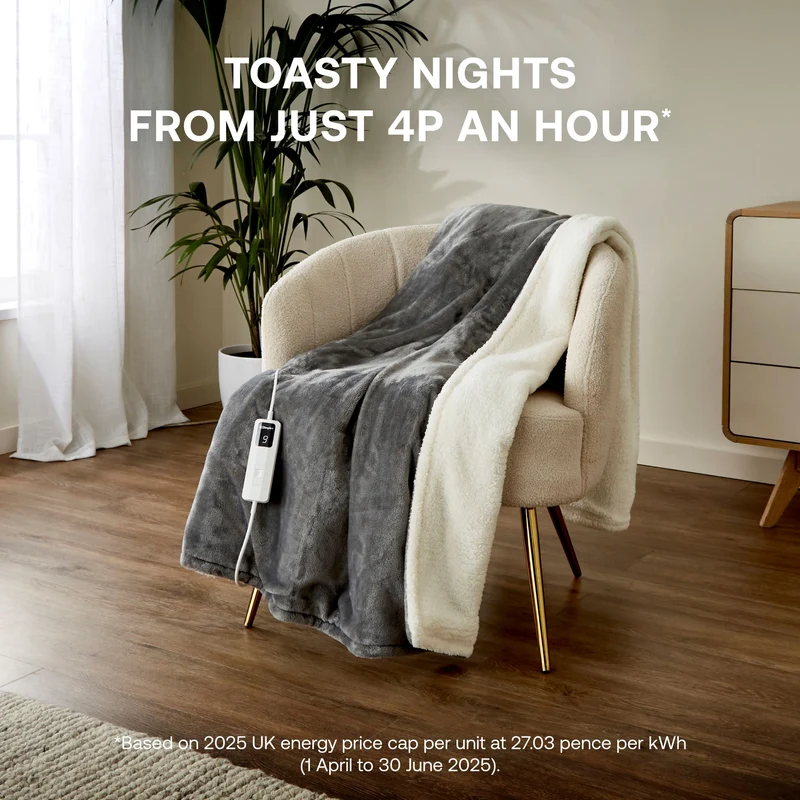 Dimplex Super Cosy Sherpa Heated Throw